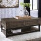 Ashley Johurst Lift Top Cocktail Table in Grayish Brown and Black, , large