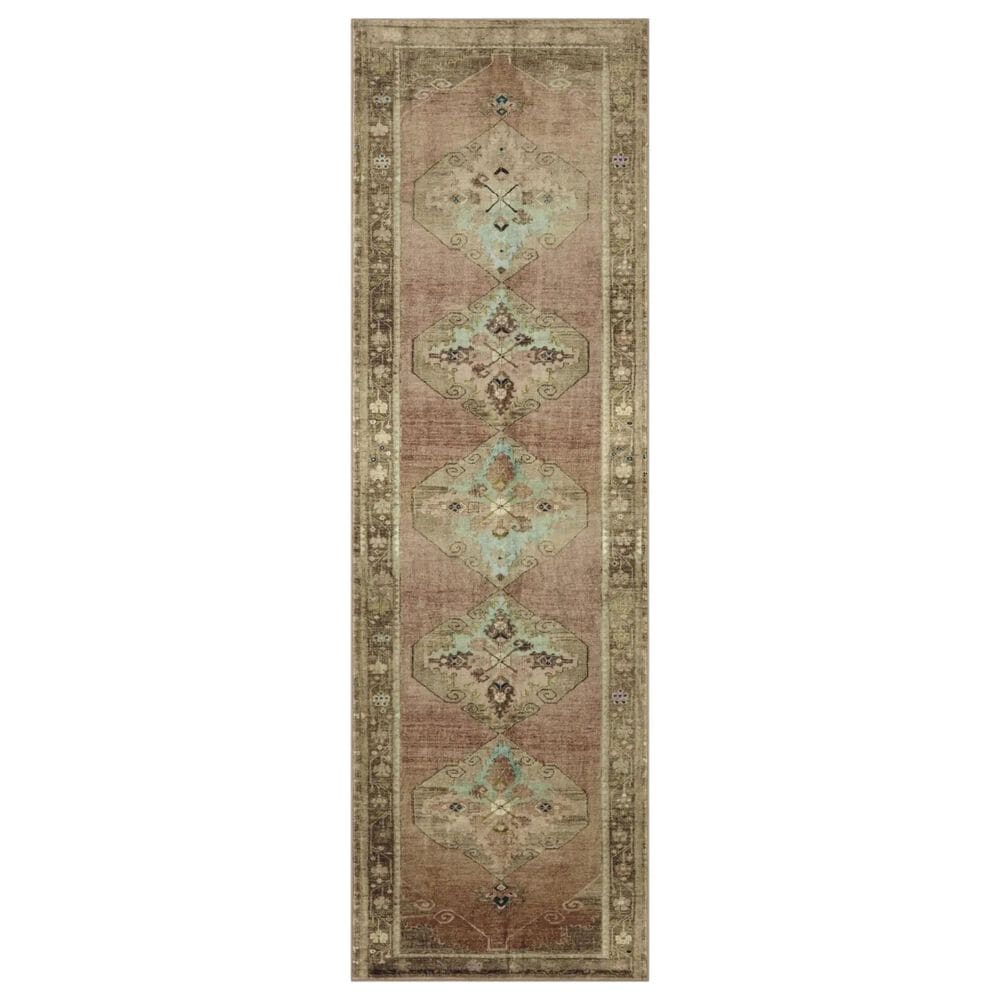 Magnolia Home Sinclair 2"3" x 7"6" Clay and Tobacco Runner, , large