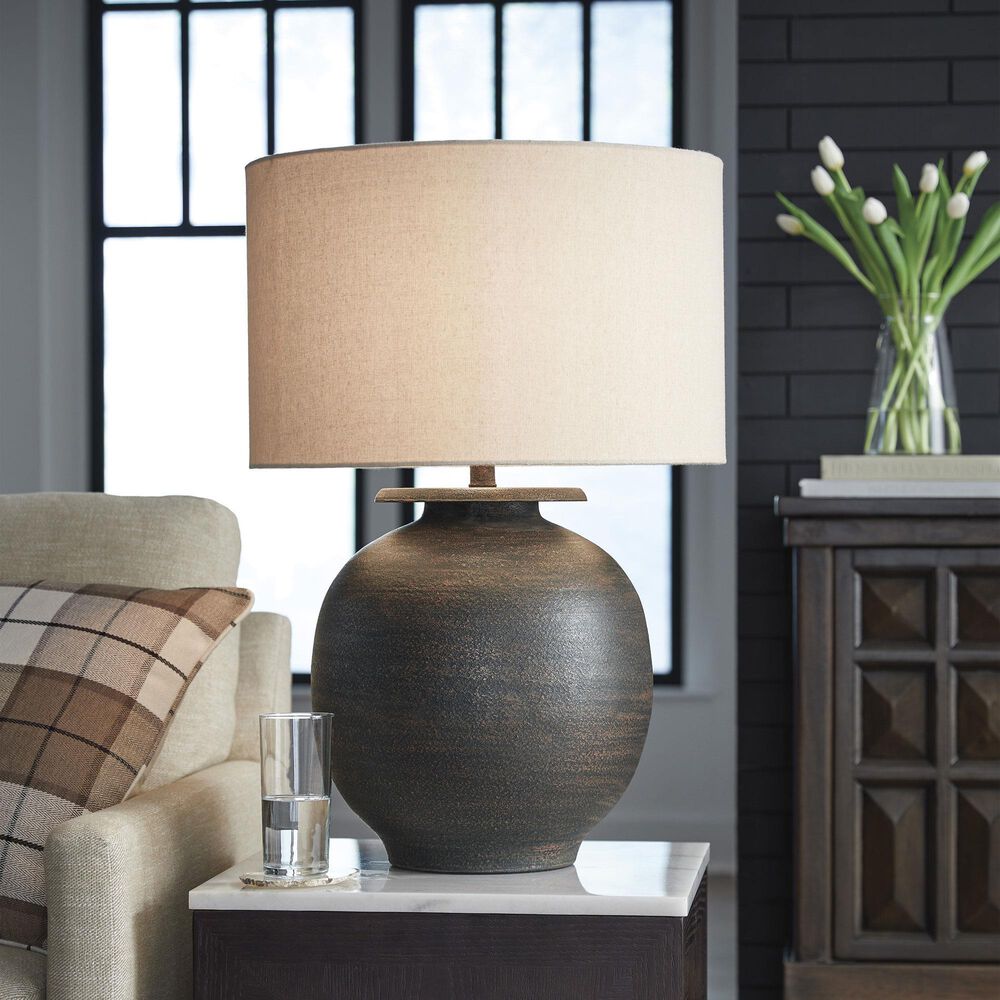 Ashley Carlenbury Table Lamp in Antique Brown, , large