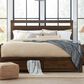 Riva Ridge Modern Loft Queen Storage Panel Bed in Brownstone, , large