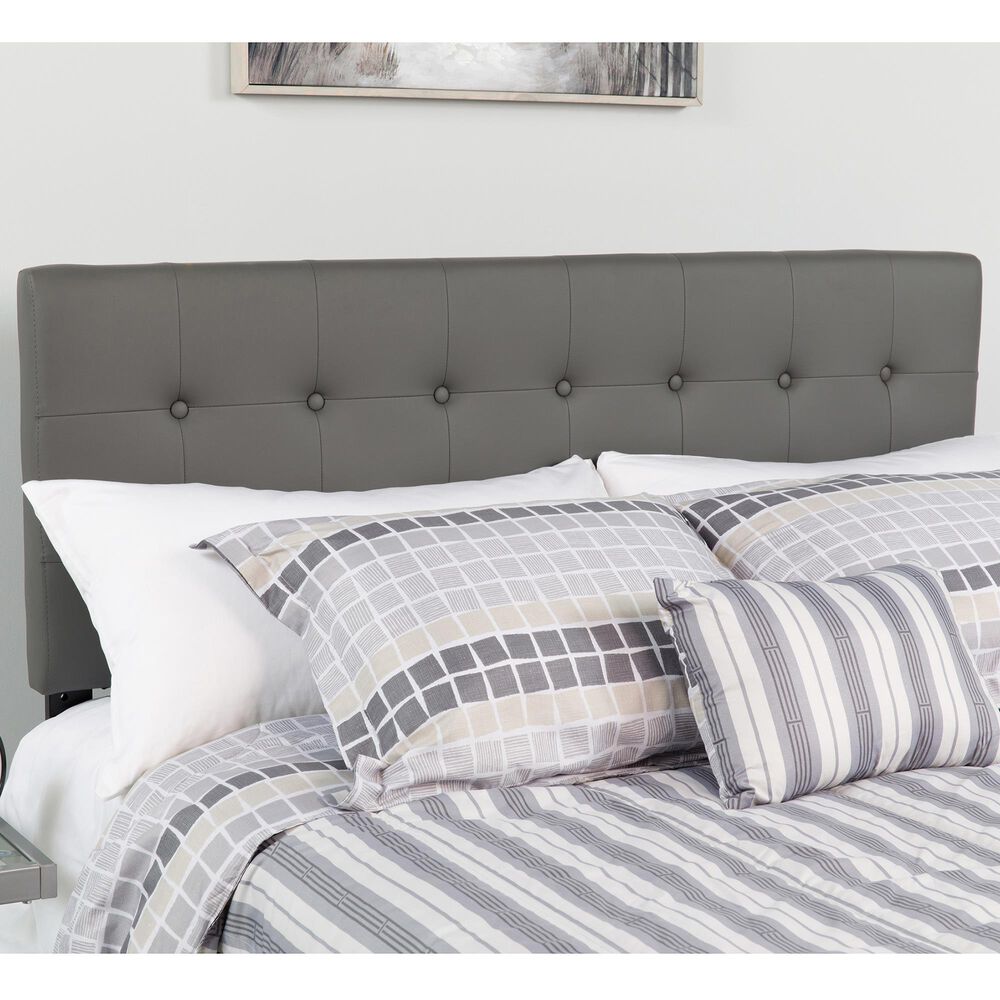 Flash Furniture Lennox Queen Headboard in Gray, , large