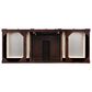 James Martin Vanities Brittany 60" Single Bathroom Vanity in Burnished Mahogany with 3 cm Victorian Silver Quartz Top and Rectangular Sink, , large