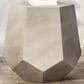 Hearth and Haven Calgary Hexagonal Patio Side Table in Light Grey, , large