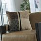 Ashley Adrielton 20" Square Throw Pillow in Black, Brown and Tan, , large