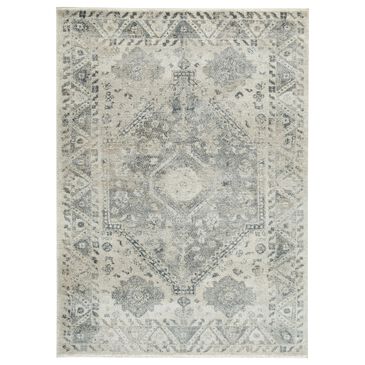 Signature Design by Ashley Precia 7"10" x 10"6" Gray and Cream Area Rug, , large