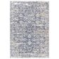 Surya Tuscany TUS-2320 Dark Blue, Denim, Tan, Charcoal, Light Gray and Cream 12" x 15" Area Rug, , large