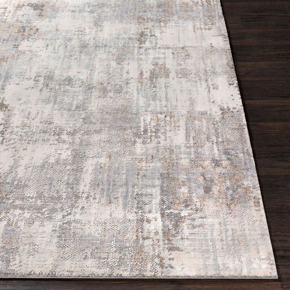 Surya Alpine ALP-2304 2&#39;7&quot; x 7&#39;3&quot; Light Gray, Taupe, Medium Brown, Gray and Charcoal Runner, , large