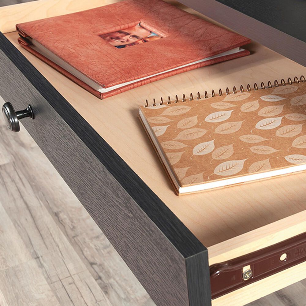 Sauder Rustic Writing Desk in Raven Oak, , large