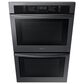 Samsung 30" Built-In Double Electric Wall Oven in Black Stainless Steel, , large