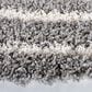 Safavieh Venus Shag VNS603J 5"3" Round Grey and Ivory Area Rug, , large