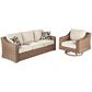 Ashley Beachcroft Sofa and Swivel Lounge Set in Beige, , large
