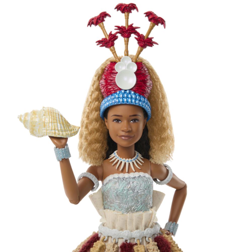 Disney Princess Mattel Disney Collector Moana Collectible Fashion Doll in Live Action Ceremonial Look With Shell Accessory, , large