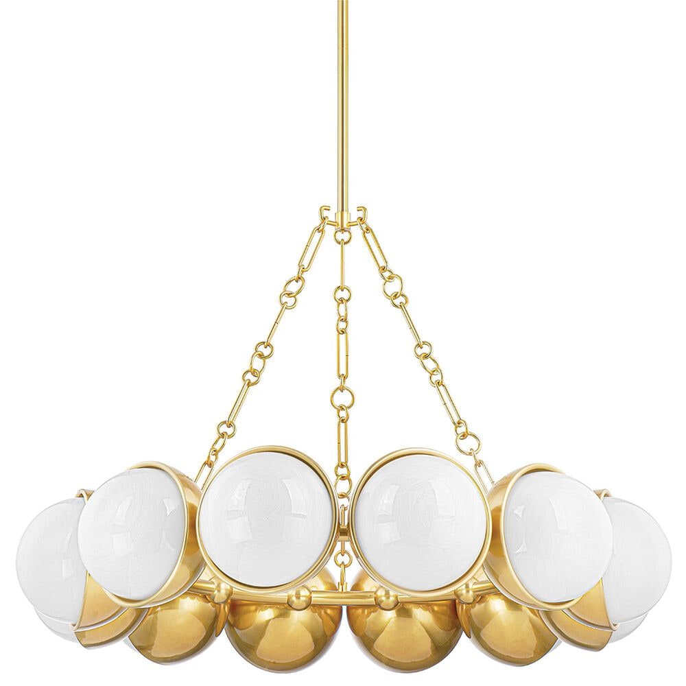 Corbett Lighting Althea 12-Light Chandelier in Vintage Polished Brass, , large