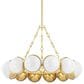 Corbett Lighting Althea 12-Light Chandelier in Vintage Polished Brass, , large