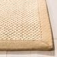 Safavieh Natural Fiber NF141B 10" Square Maize and Linen Area Rug, , large