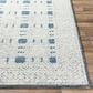 Surya Louvre Dark Blue, Cream and Pale Blue 10" x 14" Area Rug, , large