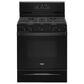 Whirlpool 5.0 Cu. Ft. Gas Range with Center Oval Burner in Black, , large