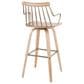 Lumisource Preston Swivel Barstool in Whitewashed and Antique Copper, , large