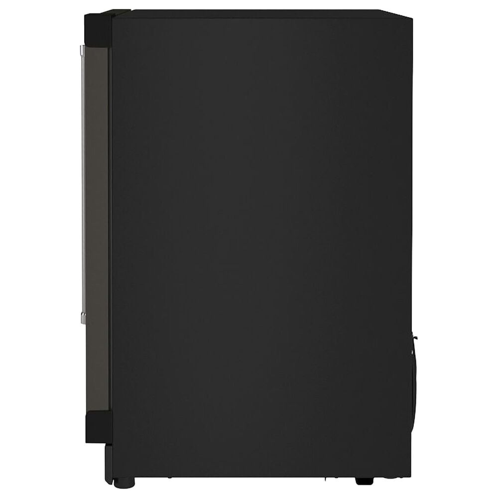 KitchenAid 24&quot; Beverage Center with Right Hinge and Metal-Front Racks in Black Stainless Steel, , large