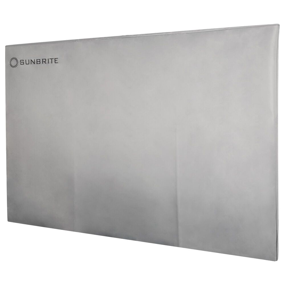 Sunbrite 65" Veranda 3 Series Outdoor Full Shade 4K UHD HDR - Smart TV in Black with Gray 65" Universal TV Dust Cover, , large