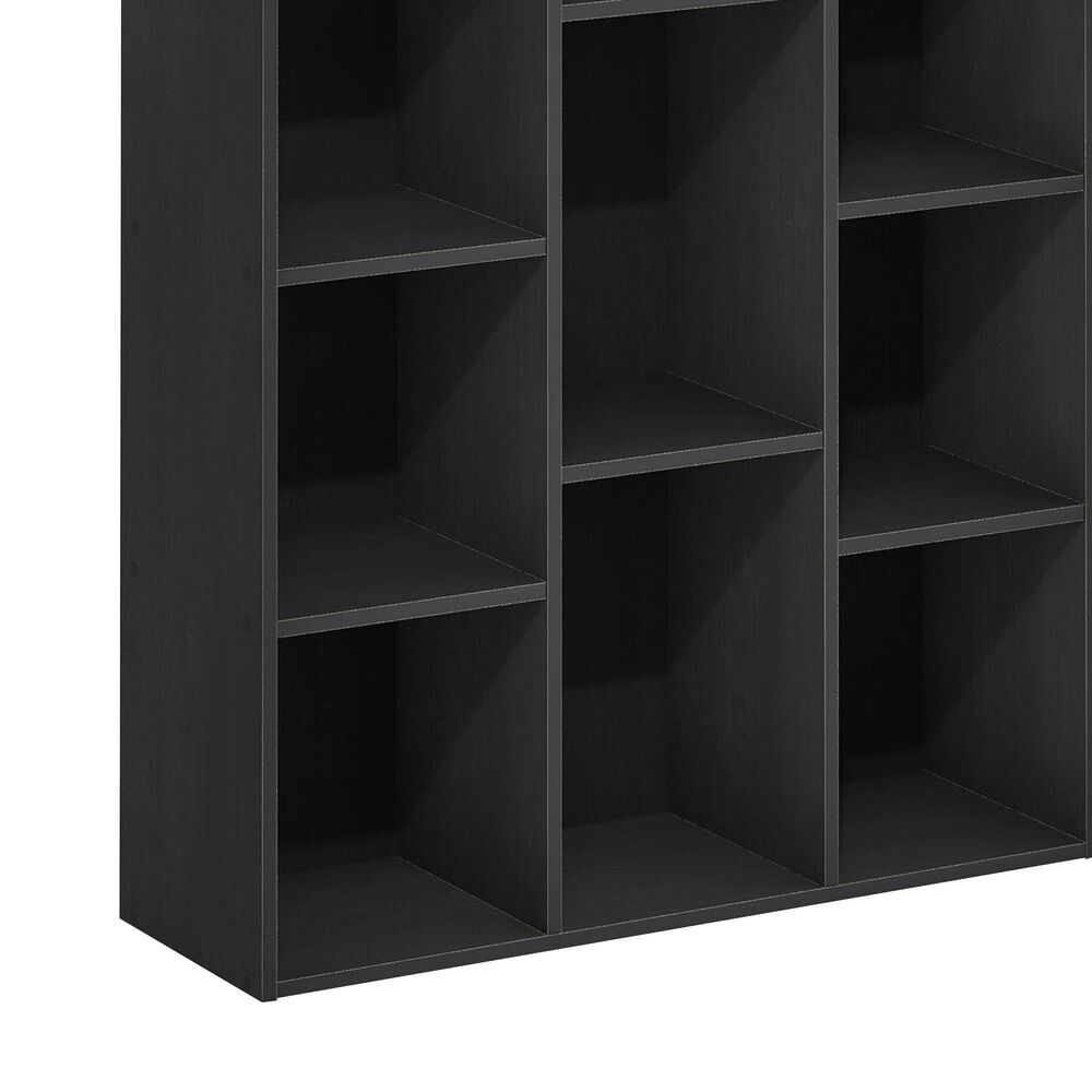 HOMLUX 11-Cube Reversible Open Shelf Bookshelf in Blackwood, , large
