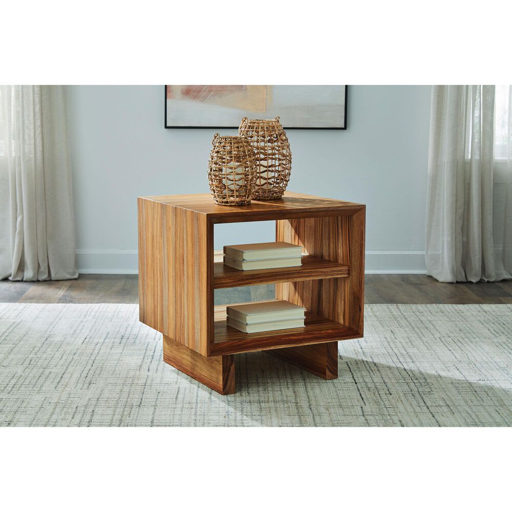 Ashley Dressonni End Table in Brown, , large