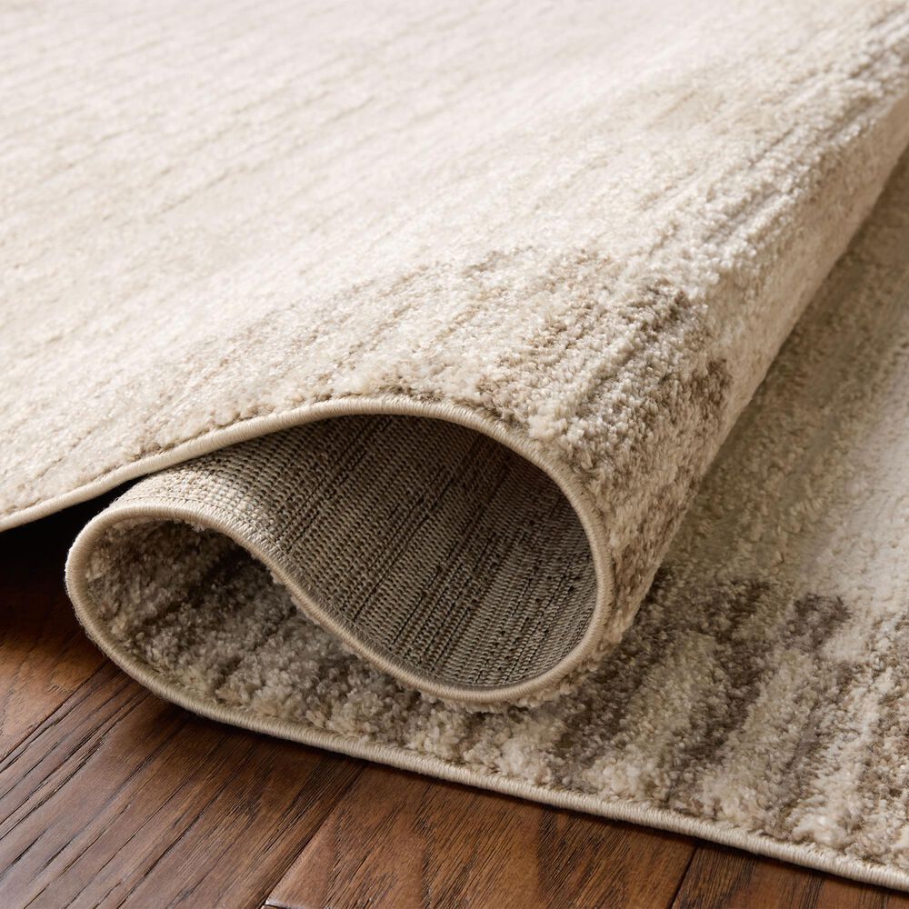 Chris Loves Julia x Loloi Calvin Ivory and Pebble 5'3" x 7'6" Area Rug, , large