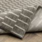 Oriental Weavers Oliver Charcoal and Beige 7"10" x 10"10" Area Rug, , large