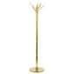 Maple and Jade 5-Hook Freestanding Coat Rack in Polished Gold, , large