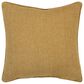 Rizzy Home Solid 20" Down Filled Pillow in Gold, , large