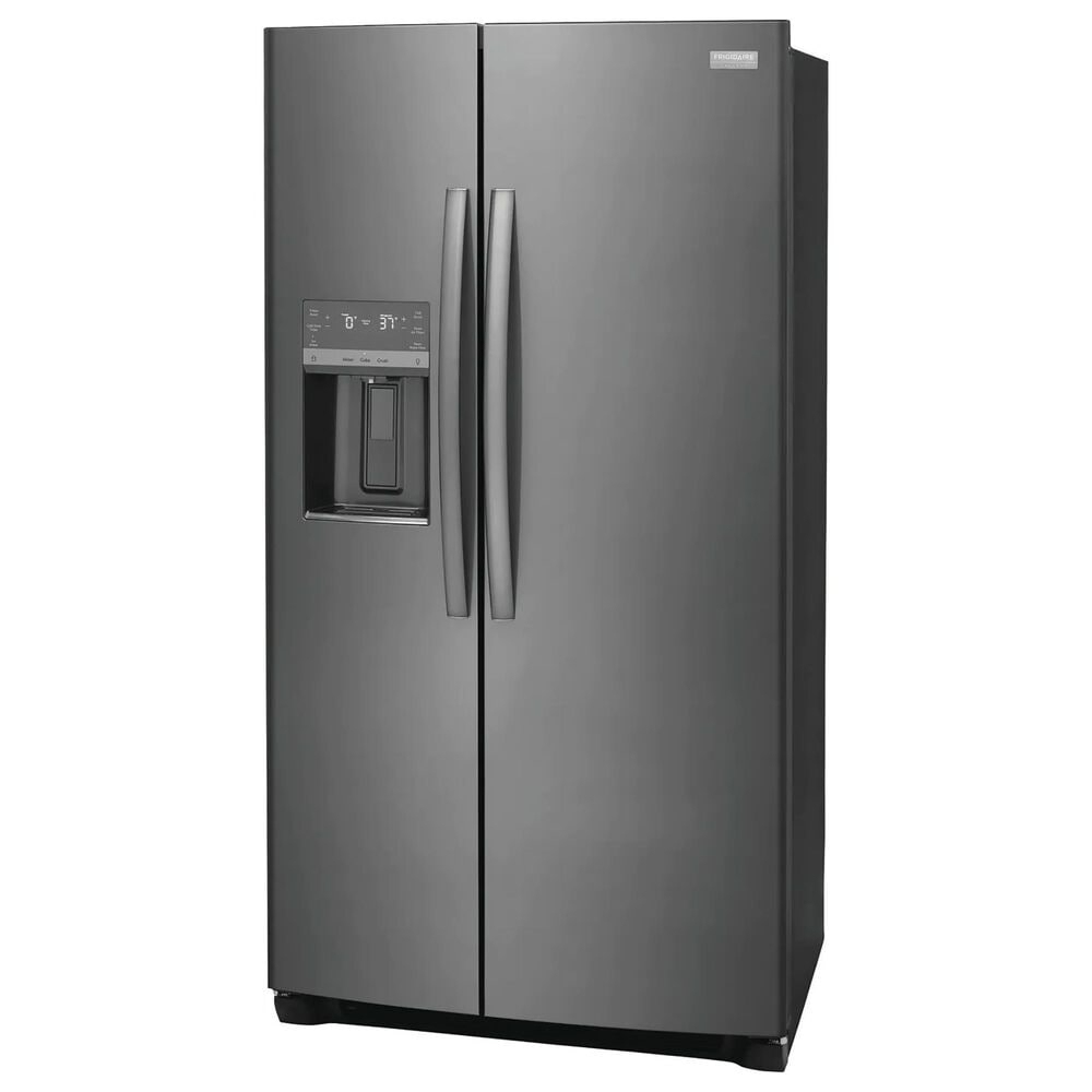 Frigidaire Gallery 25.6 Cu. Ft. Standard Depth Side-by-Side Refrigerator in Smudge Proof Black Stainless Steel, , large