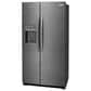 Frigidaire Gallery 25.6 Cu. Ft. Standard Depth Side-by-Side Refrigerator in Smudge Proof Black Stainless Steel, , large