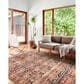 Loloi II Layla 3"6" x 5"6" Mocha and Blush Area Rug, , large