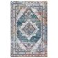 Safavieh Aria Southwestern 4" x 6" Ivory and Blue Area Rug, , large