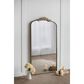 A&B Home Arched Rectangle Wall Mirror in Gold, , large