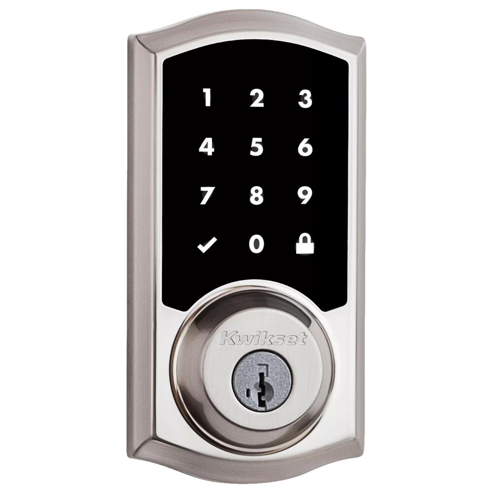 Smart door Lock Keyless Electronic Door Lock, Touchscreen with Key Fobs and  Remote (Silver) 