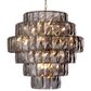 Eichholtz Chandelier Amazone L Chandelier Crystal Glass in Smoke, , large