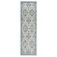 Safavieh Evoke EVK224C-27 2"2" x 7" Ivory/Light Blue Runner, , large