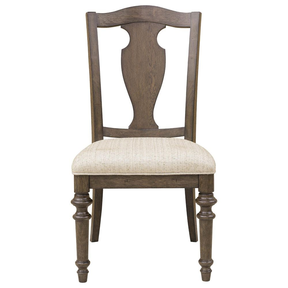 Chapel Hill Saddle Creek Side Chair in Medium Wood, , large