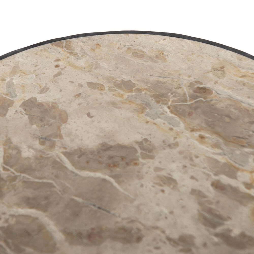 Four Hands Billings End Table in Fossil Marble, , large