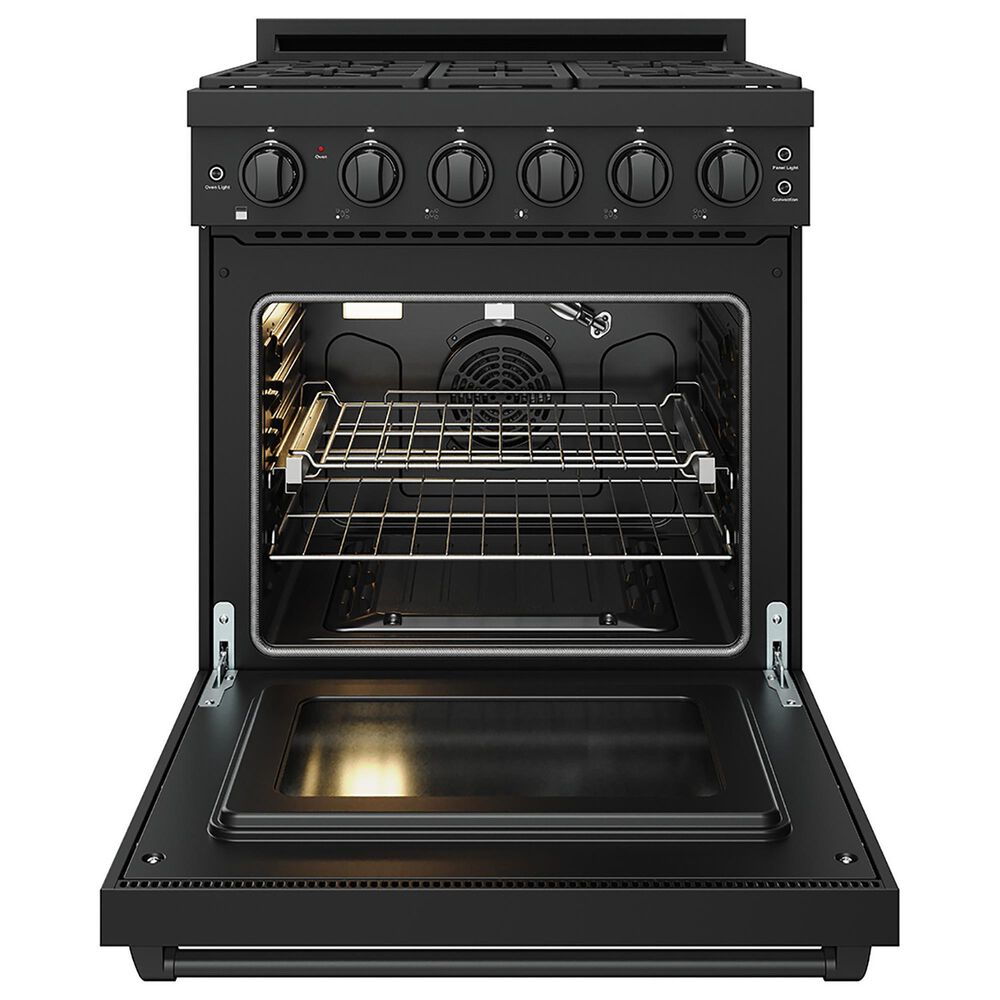 Thor Kitchen Gordon Ramsay Series 30" Professional Gas Range in Black, , large