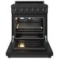 Thor Kitchen Gordon Ramsay Series 30" Professional Gas Range in Black, , large