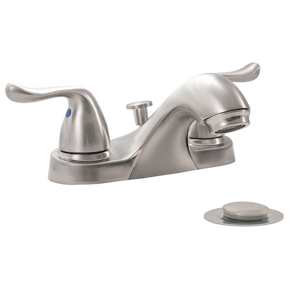 MS International 2-Handle Bathroom Faucet in Brushed Nickel, , large