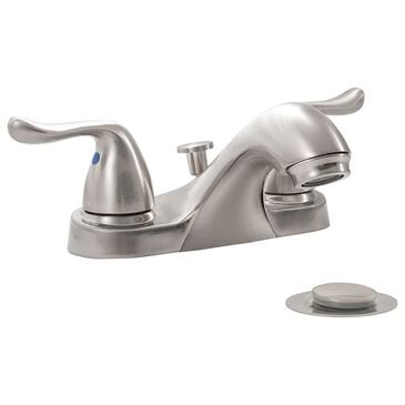 MS International 2-Handle Bathroom Faucet in Brushed Nickel, , large