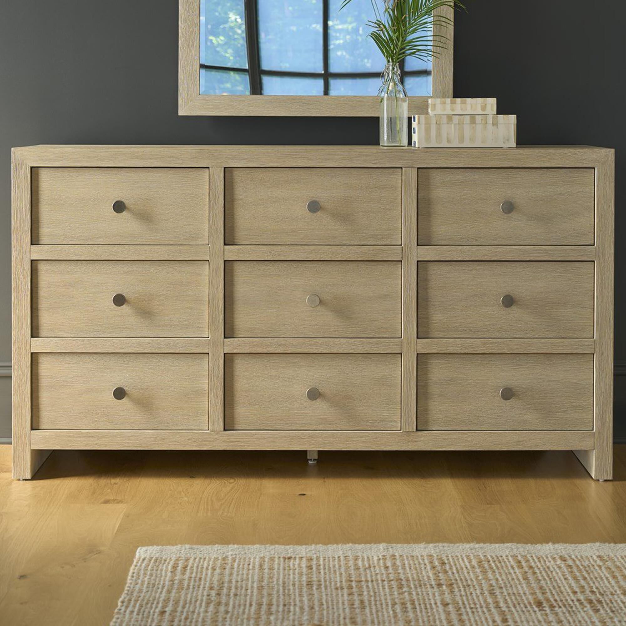 Furniture Worldwide Oasis 9-Drawer Dresser Only in Dockside