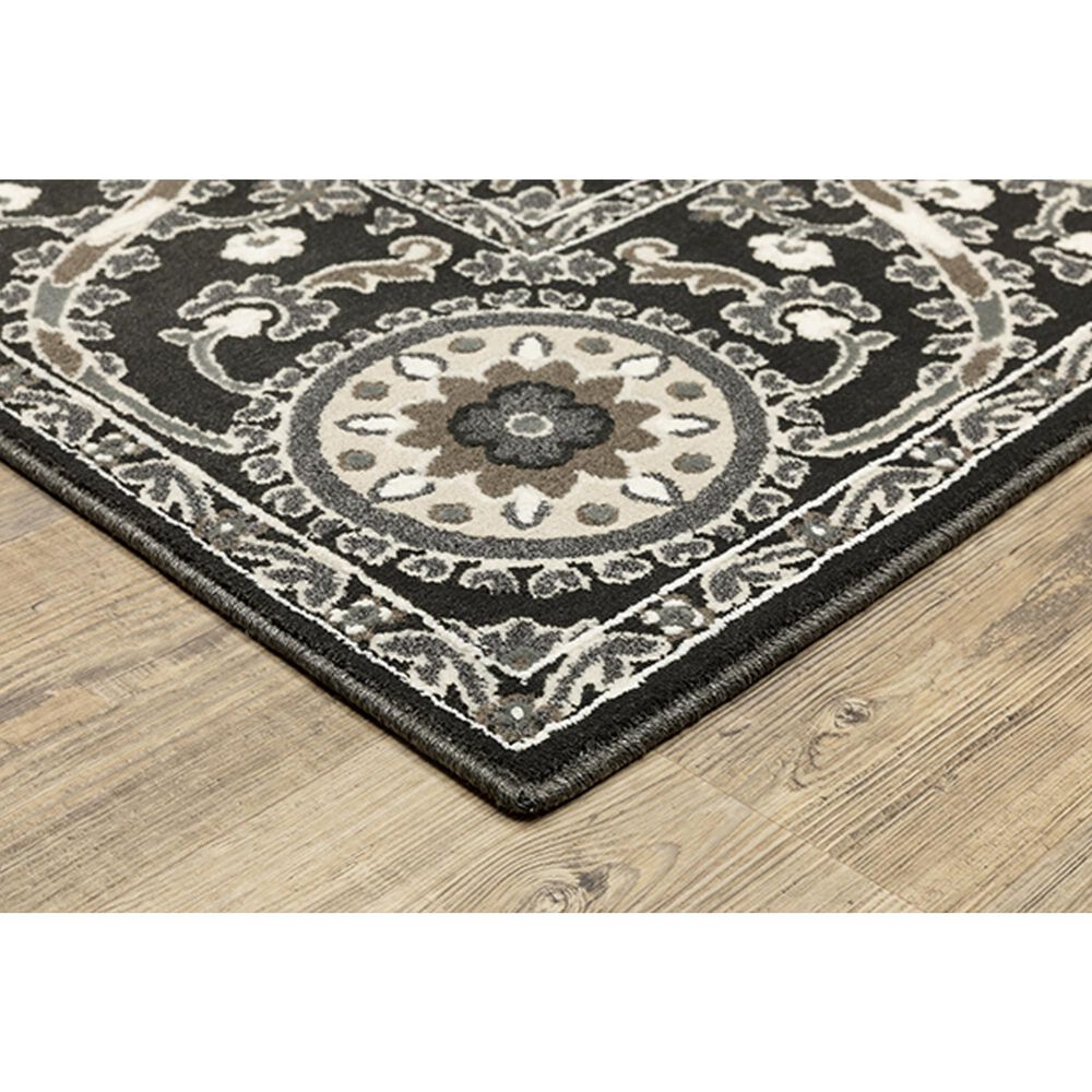 Oriental Weavers Raylan Oriental 5&#39;3&quot; x 7&#39;6&quot; Black Area Rug, , large