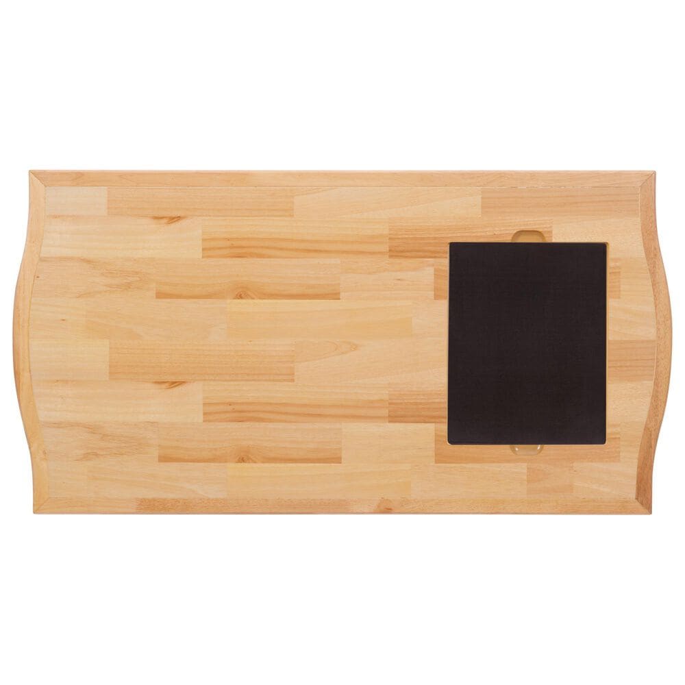 Linon Home Decor Pennfield Kitchen Island in Natural and Black Sand, , large