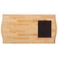 Linon Home Decor Pennfield Kitchen Island in Natural and Black Sand, , large