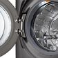 LG 5 Cu. Ft. Front Load Washer with 25 Wash Cycles and 7.4 Cu. Ft. Electric Dryer Laundry Pair in Black Steel, , large