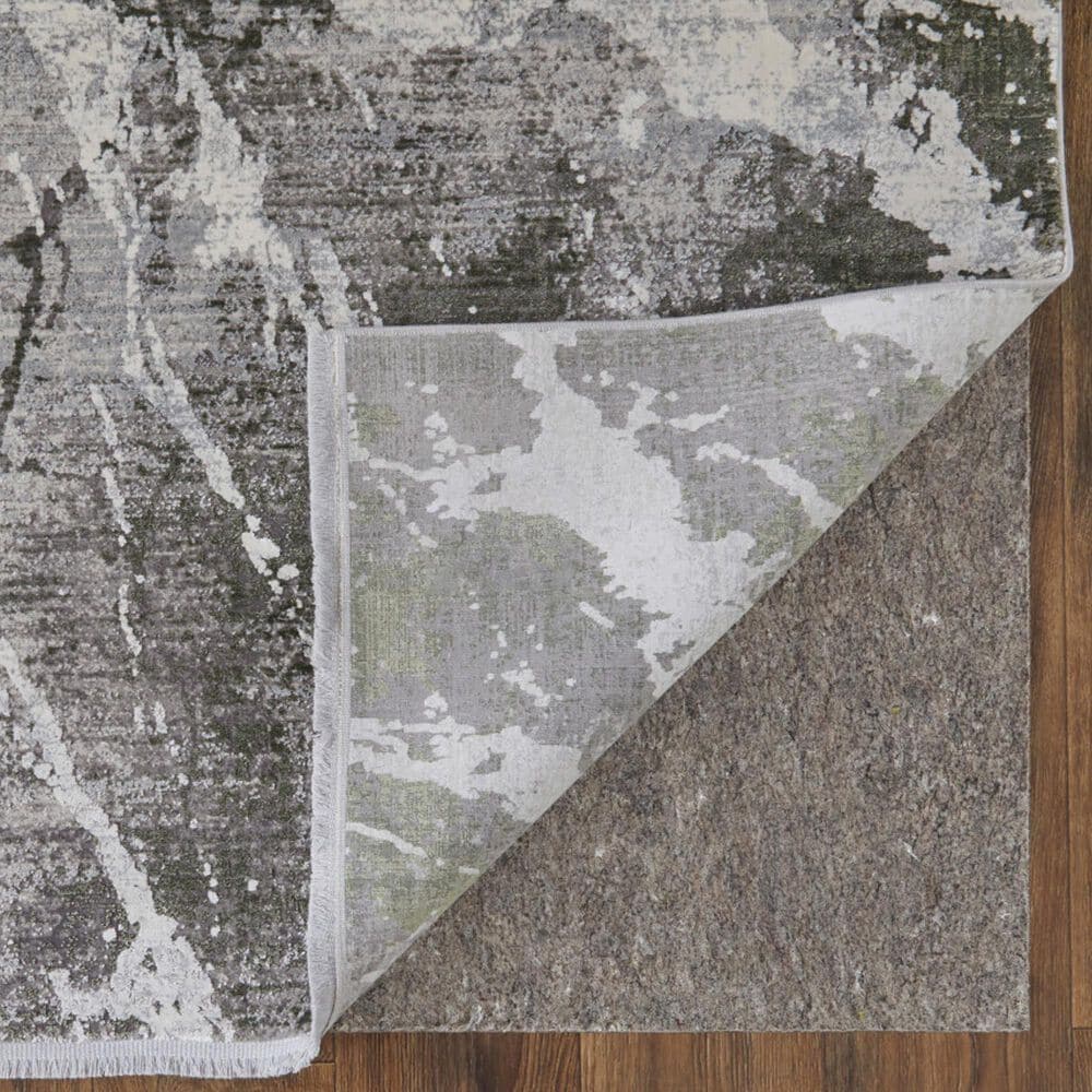 Feizy Cadiz 39N6F Green and Ivory 12' x 18' Area Rug, , large